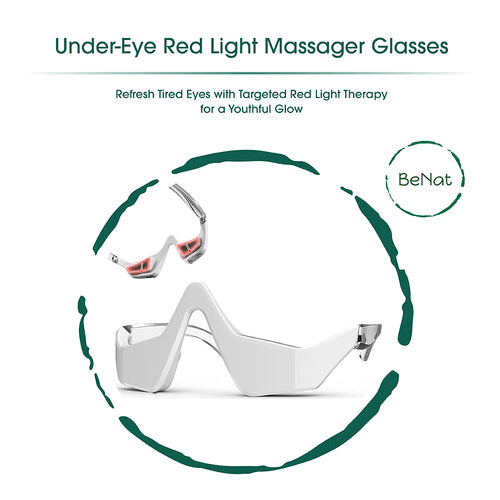 Glow under eye massager