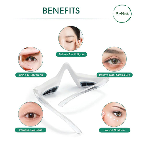 Glow under eye massager