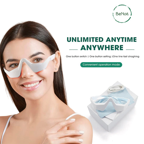 Glow under eye massager